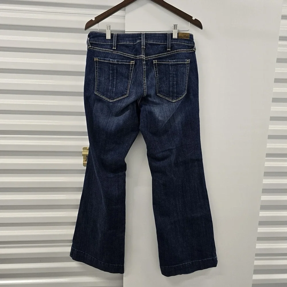 Ariat Denim Trouser Jeans Women's 32x27 Dark Wash Bootcut Stretch Western